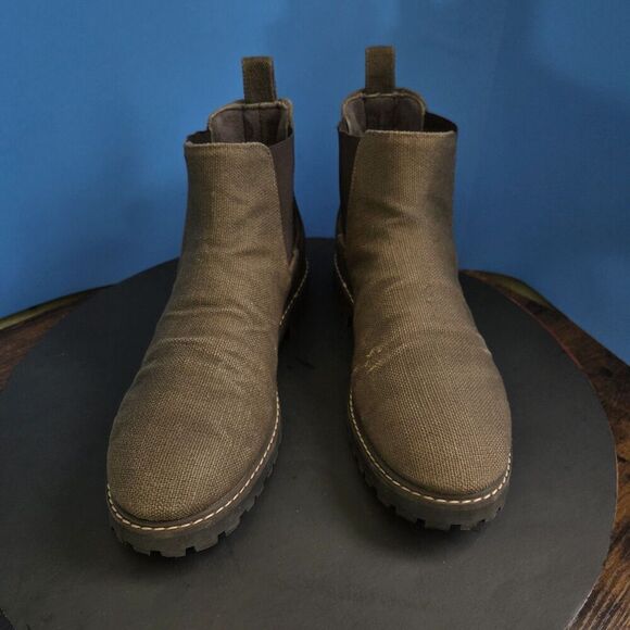 8000 Kicks Boots The Crossover Hemp Chelsea Dark Olive (Brown) Size 47EU 13US - Picture 7 of 15